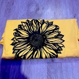 yellow sunflower shirt